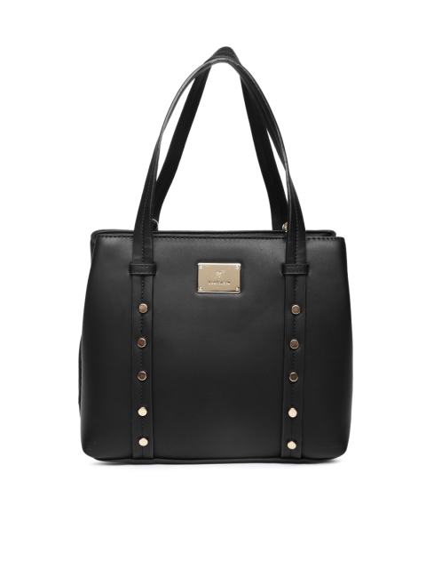 

Van Heusen Woman Black Solid Handheld Bag