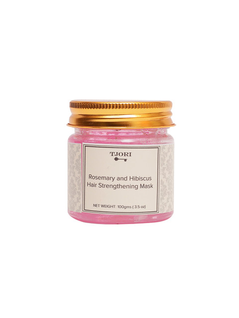 

TJORI Women Rosemary and Hibiscus Hair Strengthening Mask 100 gm, Peach