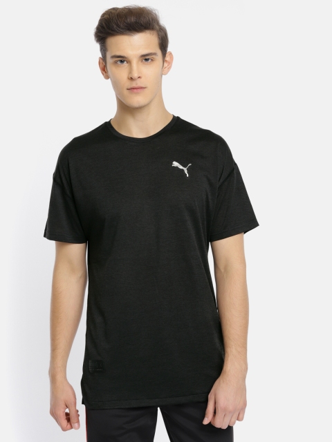 

Puma Men Black Energy SS DRY CELL Solid Round Neck T-shirt