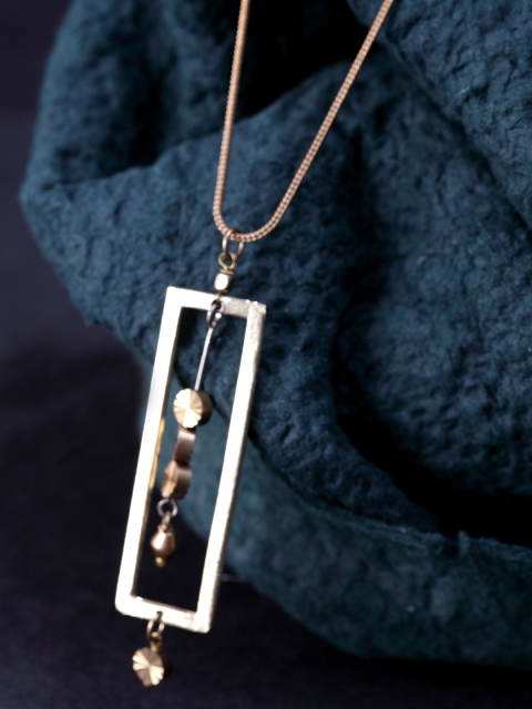 

DIVA WALK Gold-Toned Metal Handcrafted Gold-Plated Necklace