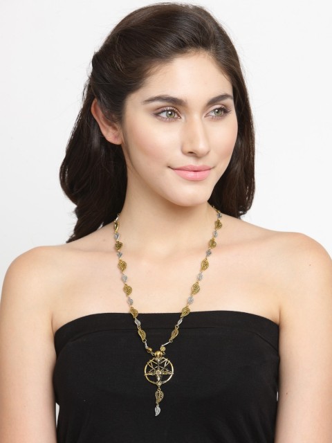 

DIVA WALK Gold-Toned Metal Handcrafted Necklace