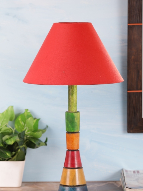 

VarEesha Red Solid Hand Made 10 Inch Fabric Lamp Shade