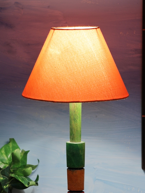 

VarEesha Green & Red Solid Hand Made Red,Orange and Green 8 Inch Three Lamps Shade Combo