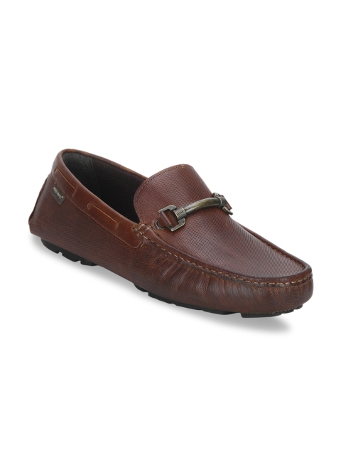 

Red Tape Men Brown Leather Loafers