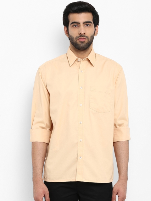 

ColorPlus Men Beige Regular Fit Solid Casual Shirt