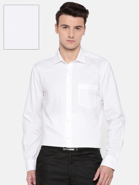 

Park Avenue Men White Regular Fit Solid Formal Shirt