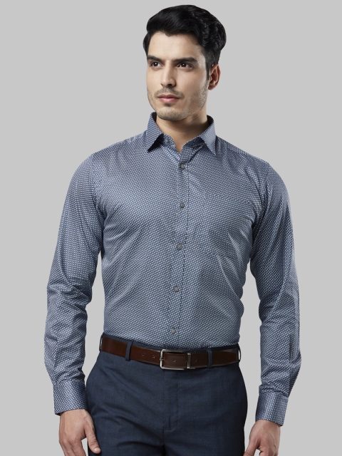 

Raymond Men Grey Regular Fit Solid Formal Shirt
