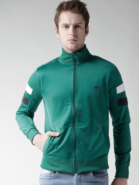 

Aeropostale Men Green Solid Sweatshirt