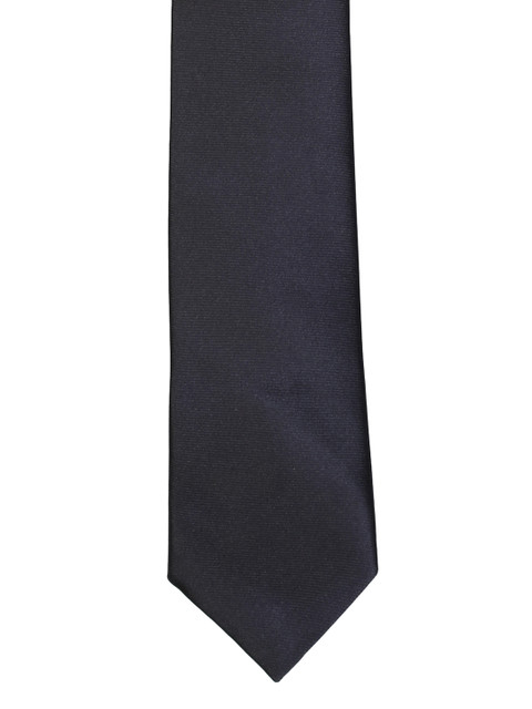

Tossido Black Solid Skinny Tie