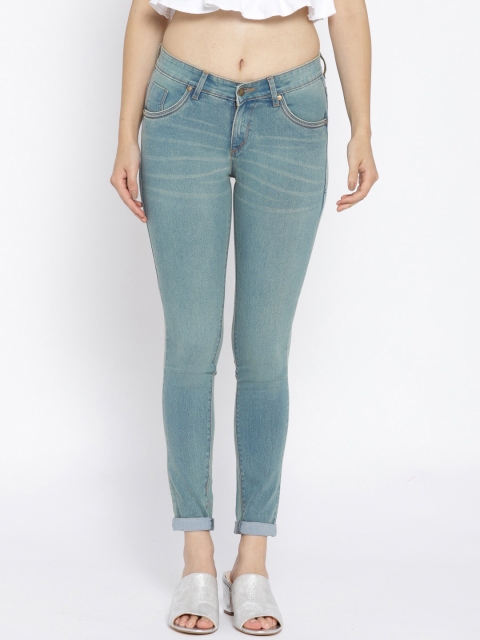 

Trend Arrest Women Blue Slim Fit Mid-Rise Clean Look Stretchable Jeans