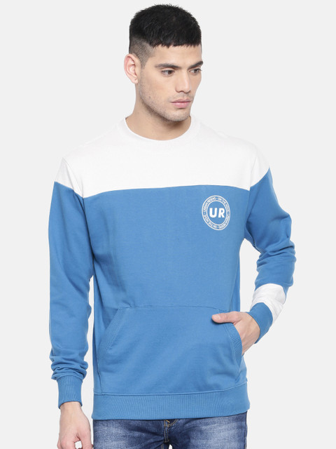 

Lee Men Blue & Grey Colourblocked Sweatshirt