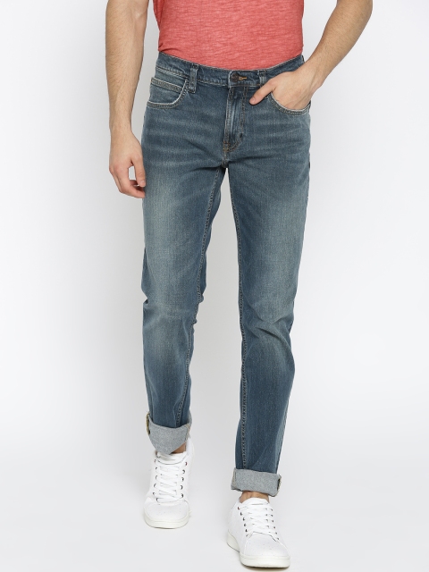 

Lee Men Blue Skinny Fit Mid-Rise Clean Look Stretchable Jeans