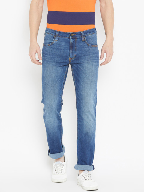 

Lee Men Blue Slim Fit Mid-Rise Clean Look Jeans