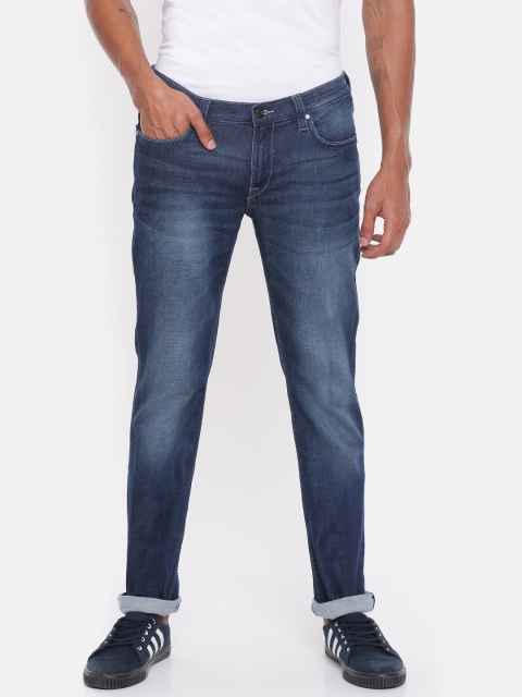 

Lee Men Blue Regular Fit Low-Rise Clean Look Jeans