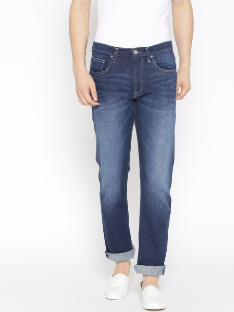 

Lee Men Blue Rodeo Fit Mid-Rise Clean Look Stretchable Jeans