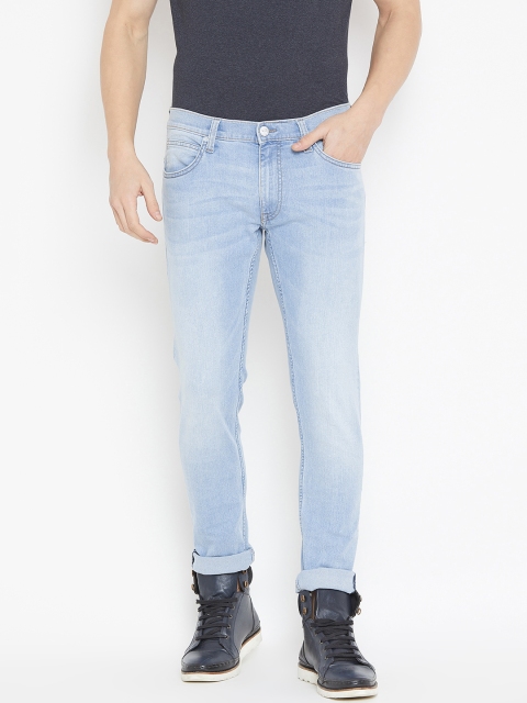 

Lee Men Blue Skinny Fit Mid-Rise Clean Look Stretchable Jeans