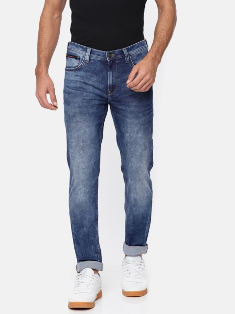 

Lee Men Blue Bruce Skinny Fit Mid-Rise Clean Look Stretchable Jeans