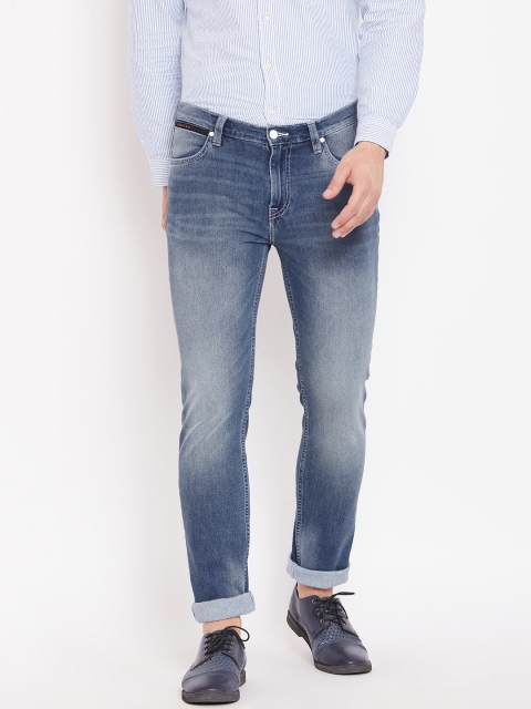 

Lee Men Blue Bruce Skinny Fit Mid-Rise Clean Look Stretchable Jeans