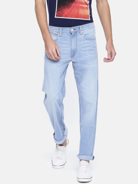 

Lee Men Blue Regular Fit Mid-Rise Clean Look Stretchable Jeans
