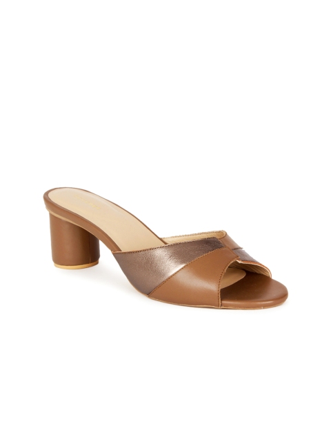 

OCEEDEE Women Tan Solid Peep Toes