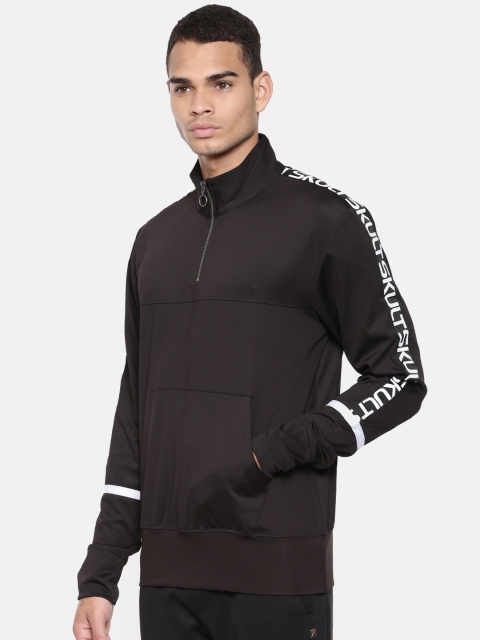 

SKULT by Shahid Kapoor Men Black Solid Sweatshirt