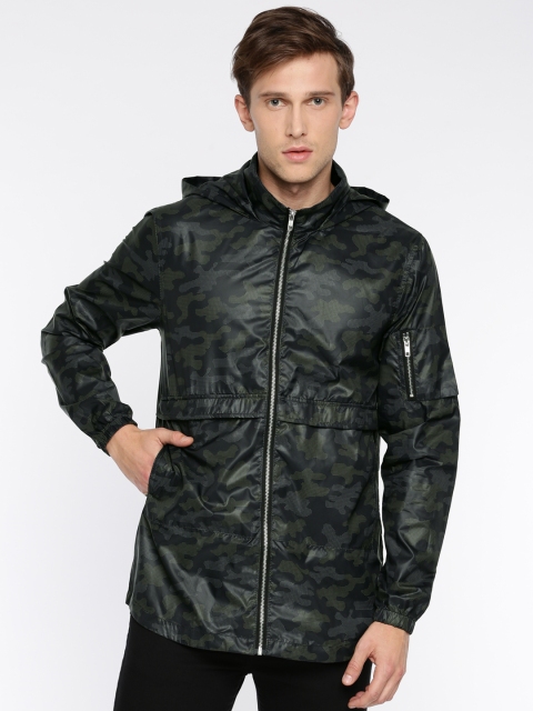 

SKULT by Shahid Kapoor Men Black Printed Tailored Jacket