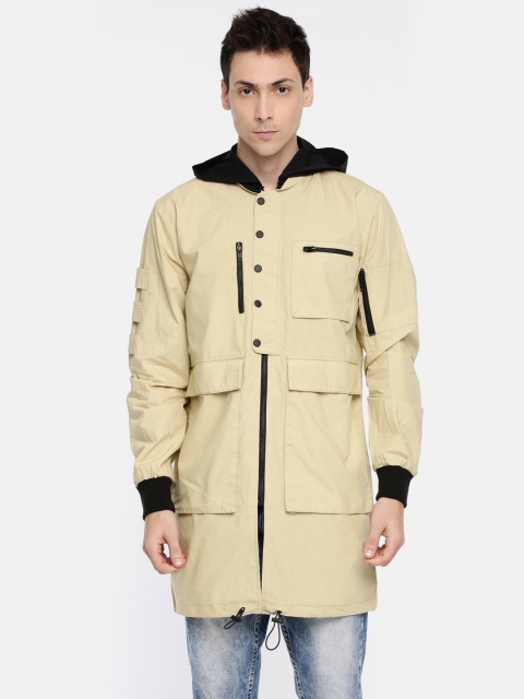 

SKULT by Shahid Kapoor Men Beige Solid Tailored Jacket