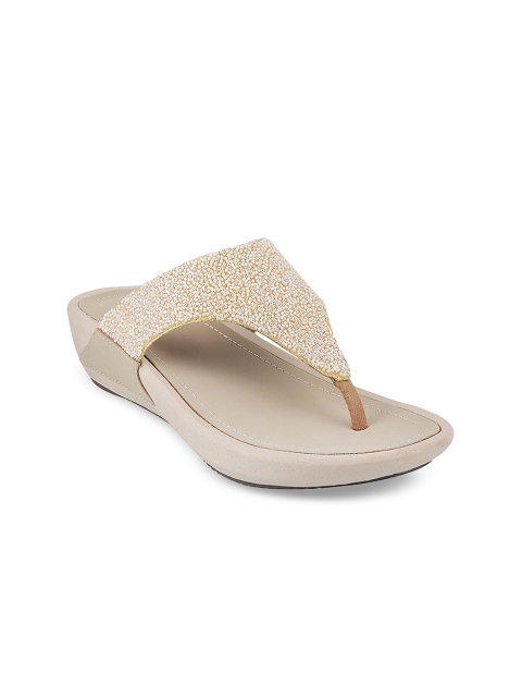 

Metro Women Beige Embellished Sandals