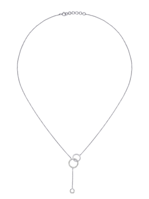 

Mia by Tanishq 14-Karat White Gold Necklace with Diamonds