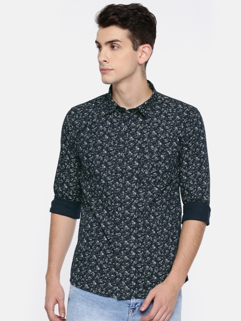 

Newport Men Black Printed Casual Shirt