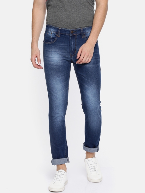 

Newport Men Navy Blue Skinny Fit Low-Rise Clean Look Jeans