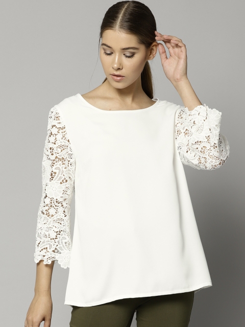 

Marks & Spencer Women White Solid Top