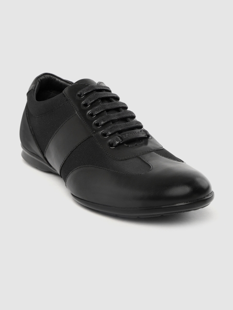 

Dune London Men Black Solid Sneakers