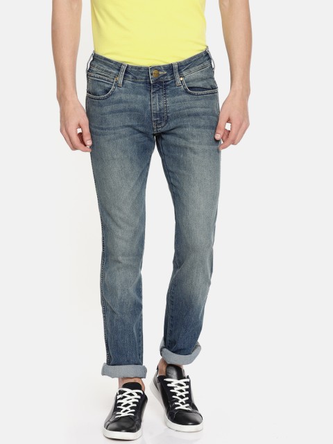 

Wrangler Men Blue Slim Fit Low-Rise Clean Look Stretchable Jeans