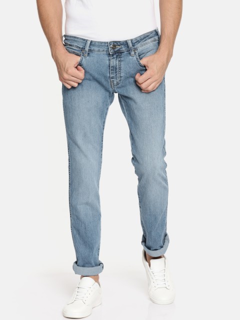 

Wrangler Men Blue Slim Fit Low-Rise Clean Look Stretchable Jeans