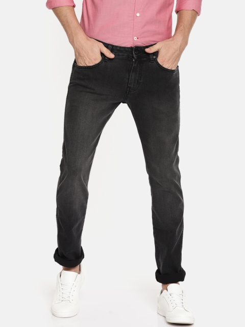 

Wrangler Men Black Slim Fit Low-Rise Clean Look Stretchable Jeans