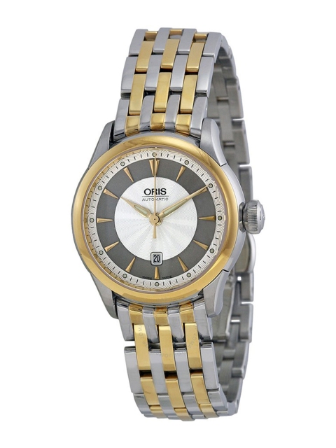 

Oris Women Silver-Toned Analogue Watch 01 561 7604 4351