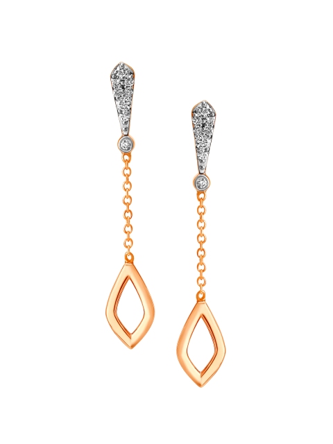 

Mia by Tanishq 14KT White Gold Diamond Drop Earrings with Diamonds