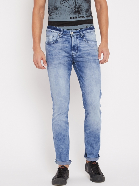 

Being Human Men Blue Slim Fit Mid-Rise Clean Look Stretchable Jeans