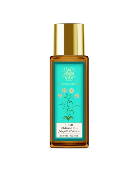 

Forest Essentials Sustainable Unisex Japapatti Brahmi Hair Cleanser 50 ml, Brown