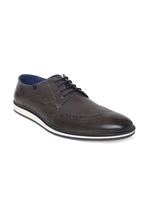 

Dune London Men Charcoal Grey Leather Brogues
