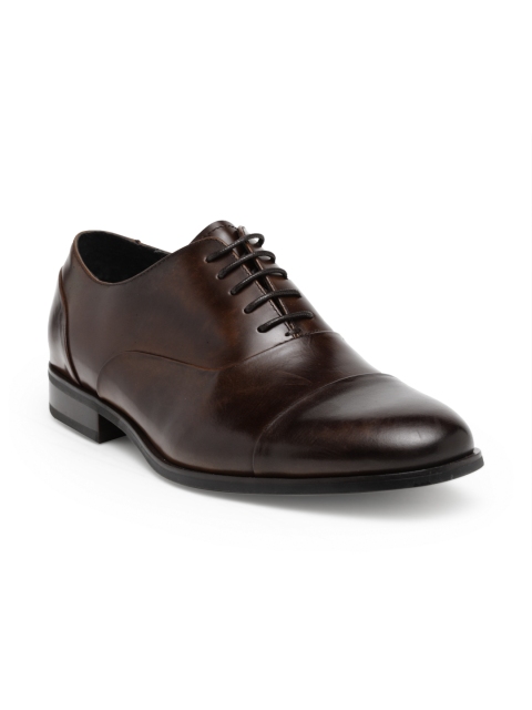 

Dune London Men Brown Formal Leather Oxfords