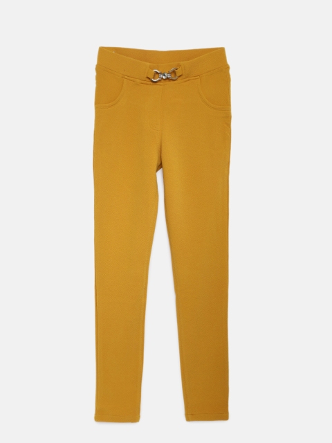 

Tiny Girl Mustard Yellow Regular Fit Jeggings