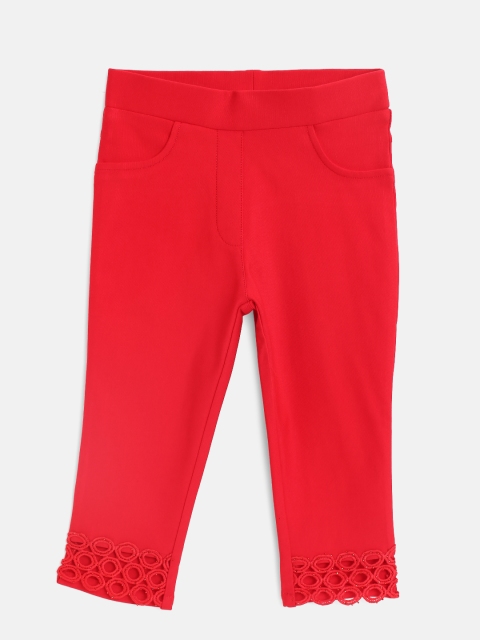 

Tiny Girl Red Cropped Treggings