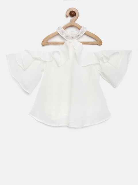 

Tiny Girl Girls Off-White Solid Top