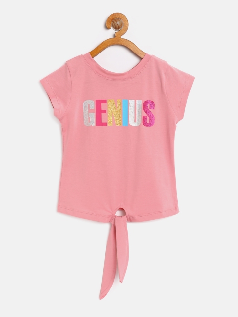 

Tiny Girl Dusty Pink Printed Top