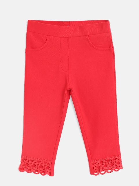 

Tiny Girl Red Cropped Treggings