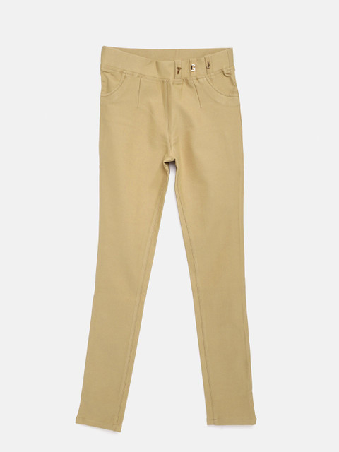 

Tiny Girl Beige Regular Fit Jeggings