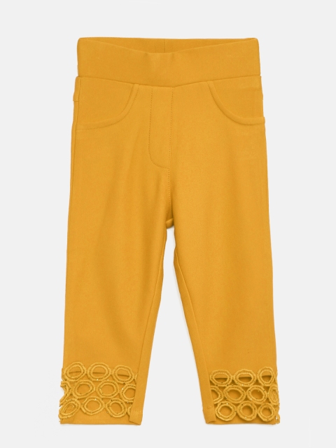 

Tiny Girl Mustard Yellow Regular Fit Jeggings