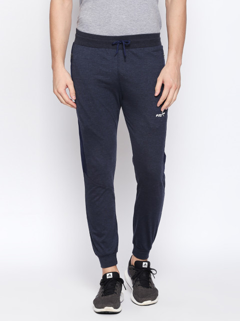 

Fitz Men Blue Solid Trackpants